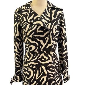 Black and white vintage The Limited trench coat